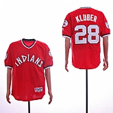 Reds 28 Corey Kluber Red Throwback Jersey Sguo,baseball caps,new era cap wholesale,wholesale hats